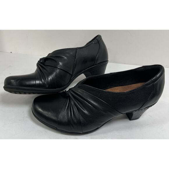 COBB HILL BY NEW BALANCE WOMEN'S COMFORT Black LEATHER SHOES SIZE US‎ 7M - Picture 9 of 9